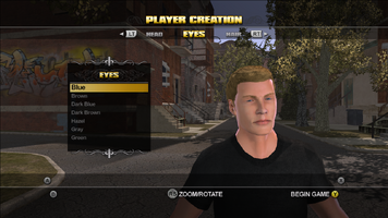 Player Customisation - Eye Colour