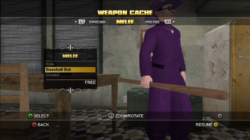 Saints Row Weapon Cache - Melee - Baseball Bat