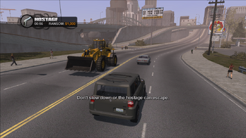 Hostage in Saints Row - Don't slow down or the hostage can escape