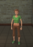 Sons of Samedi - female soldier - white with undershirt - character model in Saints Row 2