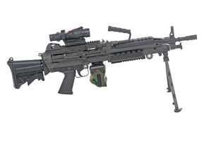 Automatic Rifle - M249 or MK46 light machine gun in real life