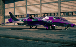 Saints VTOL - front left parked in Saints Row IV