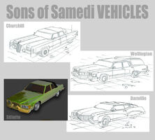 The Sons of Samedi Vehicles Concept Art