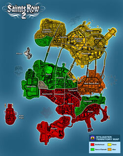 Saints Row 2 Map Stilwater | Saints Row Wiki | Fandom