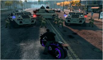 X-2 Phantom with SNG Bear and Challenger in Saints Row The Third