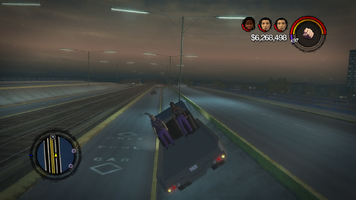 Runner rear passengers tilted