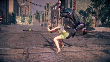 Combat in Saints Row IV - Super powerbomb - start