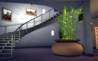 Hotel Penthouse - Classy - stairs and plant