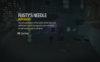 Rusty's Needle in Filmore purchased in Saints Row 2