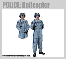 Saints Row 2 Police Chopper Pilot Concept Art