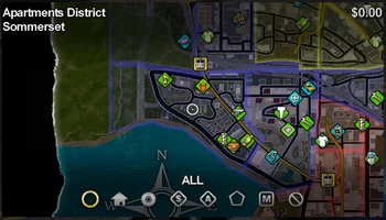 Sommerset map in Saints Row