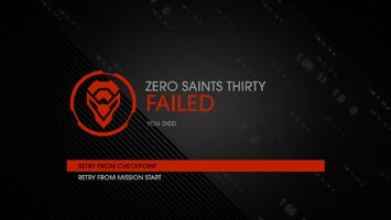 Zero Saints Thirty failure