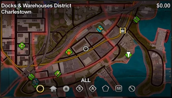Charlestown map in Saints Row