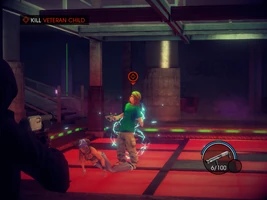 Veteran Child releasing Fun Shaundi after being tasered during De Plane Boss