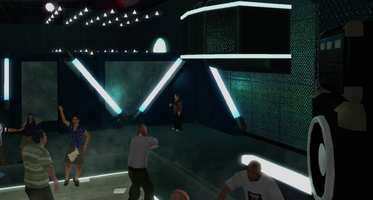 Glitz interior from dance floor in Saints Row