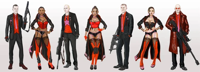Concept art of Morningstar members