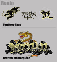 Ronin Tags and Graffiti