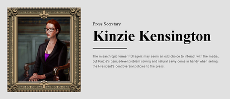 Saints Row website - People - The Cabinet - Kinzie Kensington