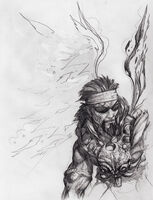 Johnny Gat Concept Art - Gat out of Hell Barbarian look - headband