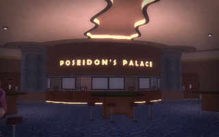 Poseidon's Palace interior - cashier area