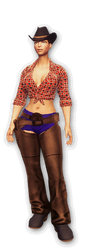 Ui lobby char cowgirl