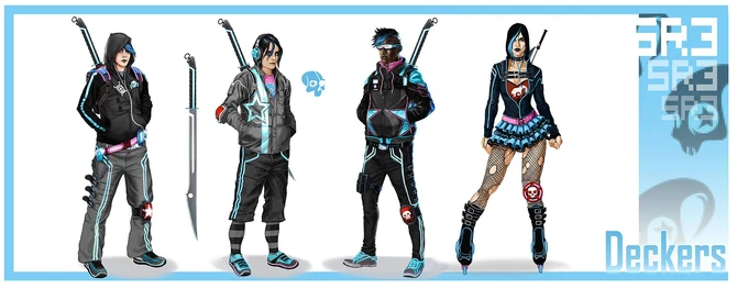 Concept art of Deckers' members