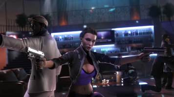 Shaundi in the Saints Row The Third Power CG trailer