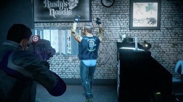 Robbing Rusty's Needle - clerk walking to register in Saints Row IV