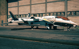 F-69 VTOL - front left parked in Saints Row IV