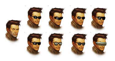 Playa - Saints Row IV Concept Art - 9 male heads