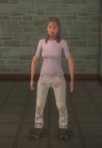 bum - white female generic - character model in Saints Row 2
