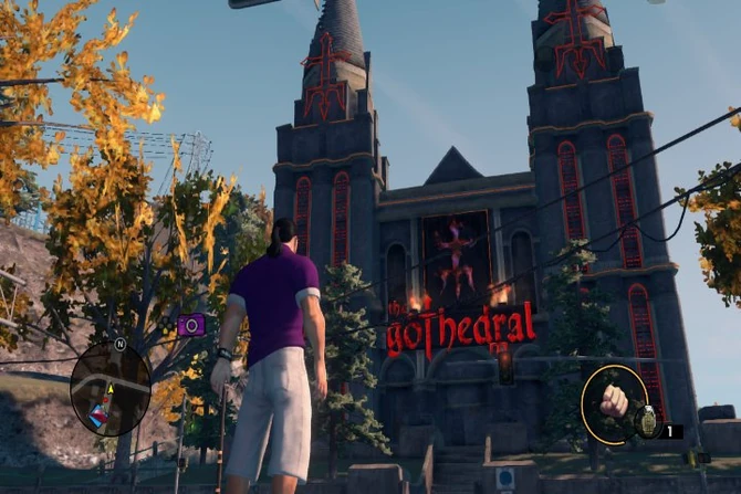 A Gothedral, located near the Snatch activity in Burns Hill