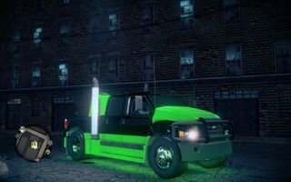 Luchadores Compensator - front right with lights in Saints Row IV