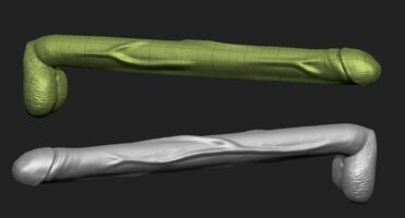 The Penetrator ZBrush model