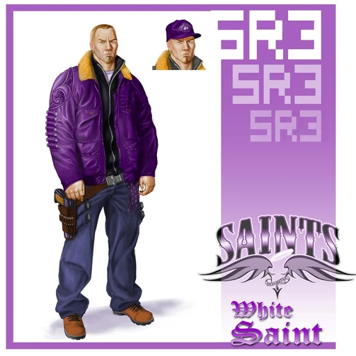 White 3rd Street Saint member from Saints Row: The Third