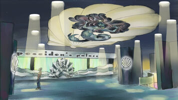 Poseidon's Palace Concept Art - Saints Row 2 coloured lobby