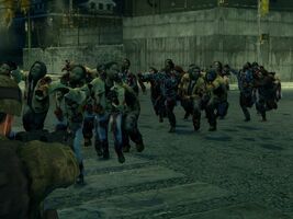 A horde of Zombies on Arapice Island