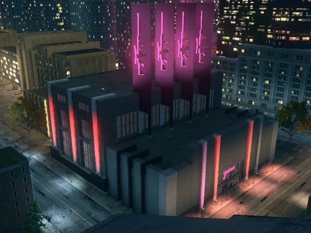 Powder: a designer gun shop and front for the Morningstar's arms dealing operations