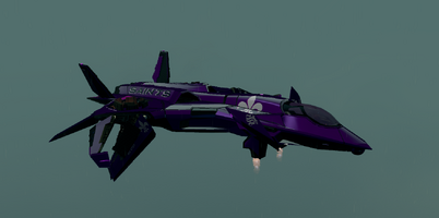 Saints Row The Third DLC vehicle - Saints VTOL - hover - angle