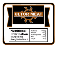 Ultor Meat label