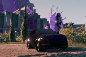 Atlantica - custom Black and Purple paint in Saints Row The Third