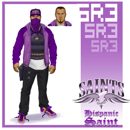 Hispanic 3rd Street Saint member from Saints Row: The Third