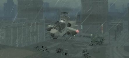 Tornado - front left in flight in Saints Row 2