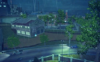 Charlestown in Saints Row 2 - Stilwater Towing Service aerial view