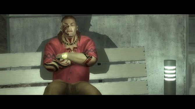 First Impressions - Maero sitting on bench