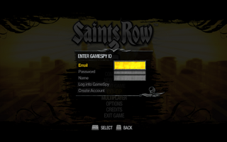 Main Menu in Saints Row 2 - Co-op - Online