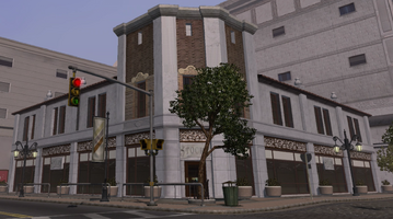 Stocks exterior in Saints Row