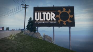 Ultor - A brighter future and a better life billboard in Misty Lane