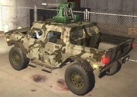 Bulldog - Military turret - rear left in Saints Row 2