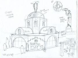 Company of Gyros Concept Art 02 - Greek Stucco Look